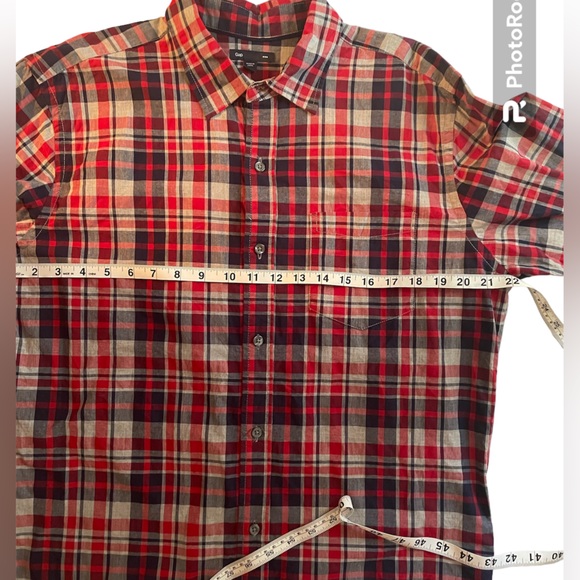 Men’s Gap Long Sleeve Plaid Shirt - Picture 4 of 6